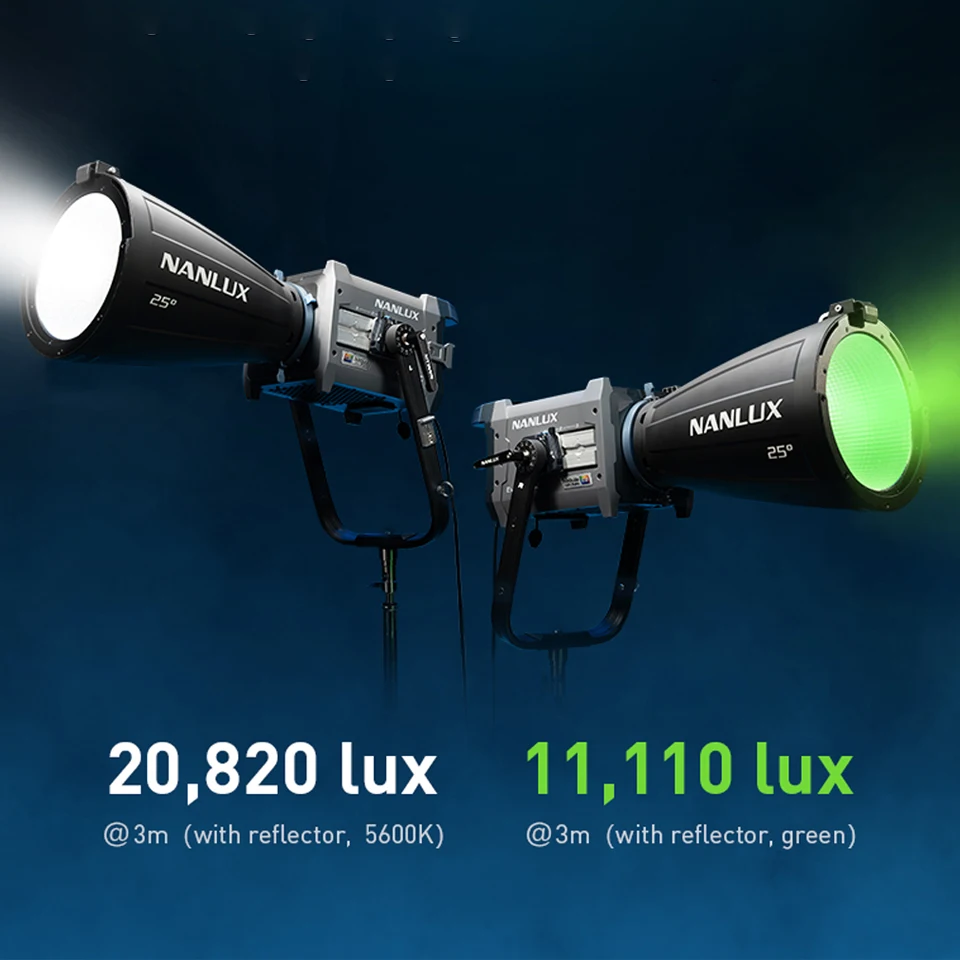 Фото NANLUX Evoke 600C LED RGB осветительное устройство для фотографии, 600 Вт, профессиональный прожектор, 1000-20000K, IP66, видеосвет для кинопроизводства. №3