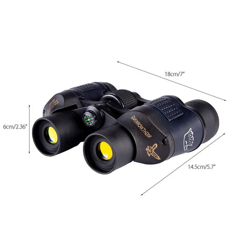 

High Definition Binoculars Telescope 60X60 Binoculars HD 10000M High Power Hunting Optical Night Vision Binoculars Fixed Zoom