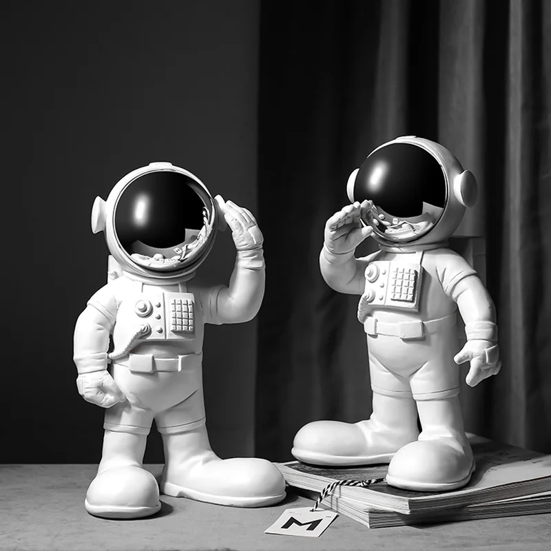 

Astronaut Resin Statue Sculpture Modern Style Home Decoration Crafts Decoration Desktop Furnishings