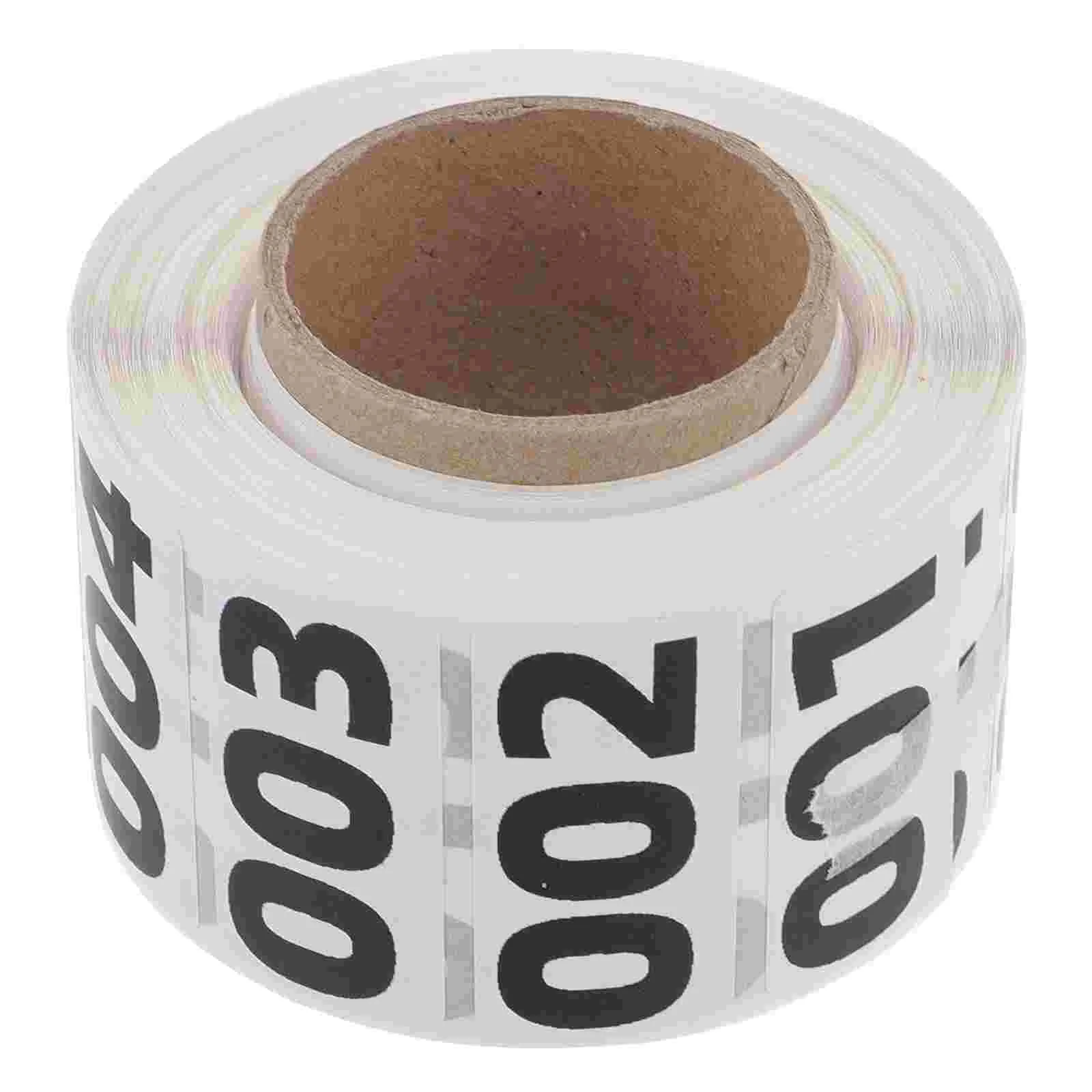 

1 Roll Practical Number Stickers Warehouse Label Sticker Simple Number Paster