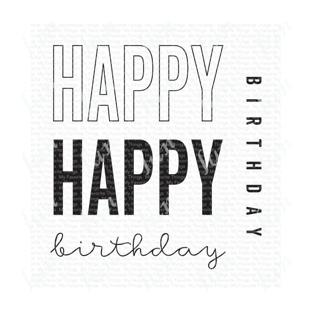 

Happy Birthday Word Clear Stamps Reusable Handmade Embossing Diy Scrapbook Diary Decoration Greeting Card 2022 New Arrivals