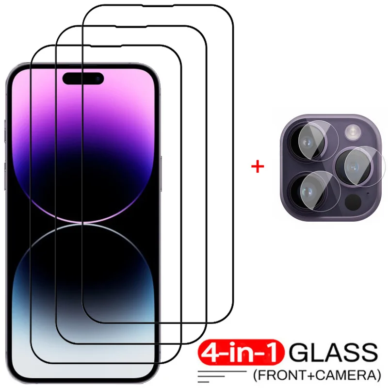 

Tempered Glass for iPhone 14 Pro Max Glass Film Apple 14 Camera Protection iPhone14 Plus Screen Protector iPhone 14Pro Max Glass