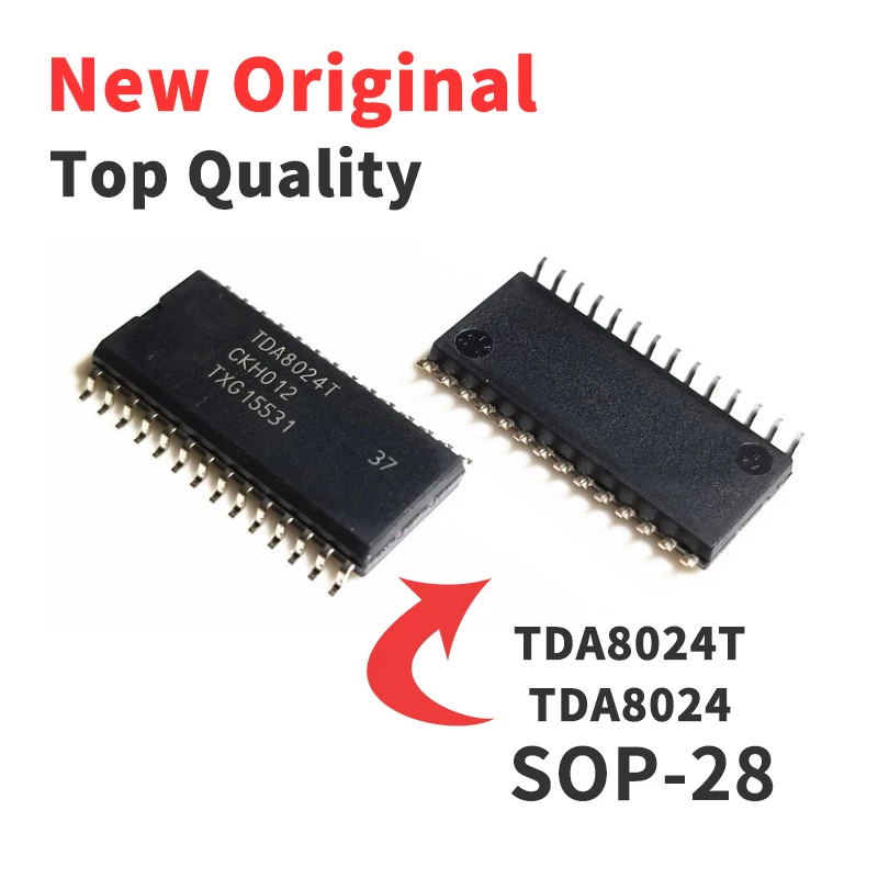 

5PCS TDA8024T TDA8024 TDA8024T/C1 SMD SOP28 IC Card Interface Chip IC Brand New Original