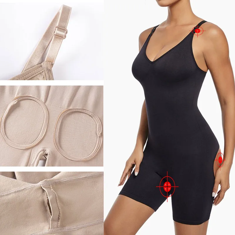 Бесшовное боди GUUDIA для подтяжки ягодиц Корректирующее белье сексуальное нижнее