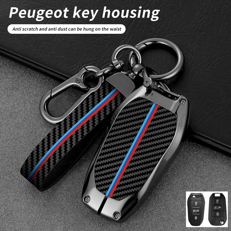 

Car Key Case Cover Shell for Peugeot 107 206 208 306 307 308 2008 3008 4008 5008 RCZ Citroen C1 C2 C3-XR C4 C5 Picasso CACTUS