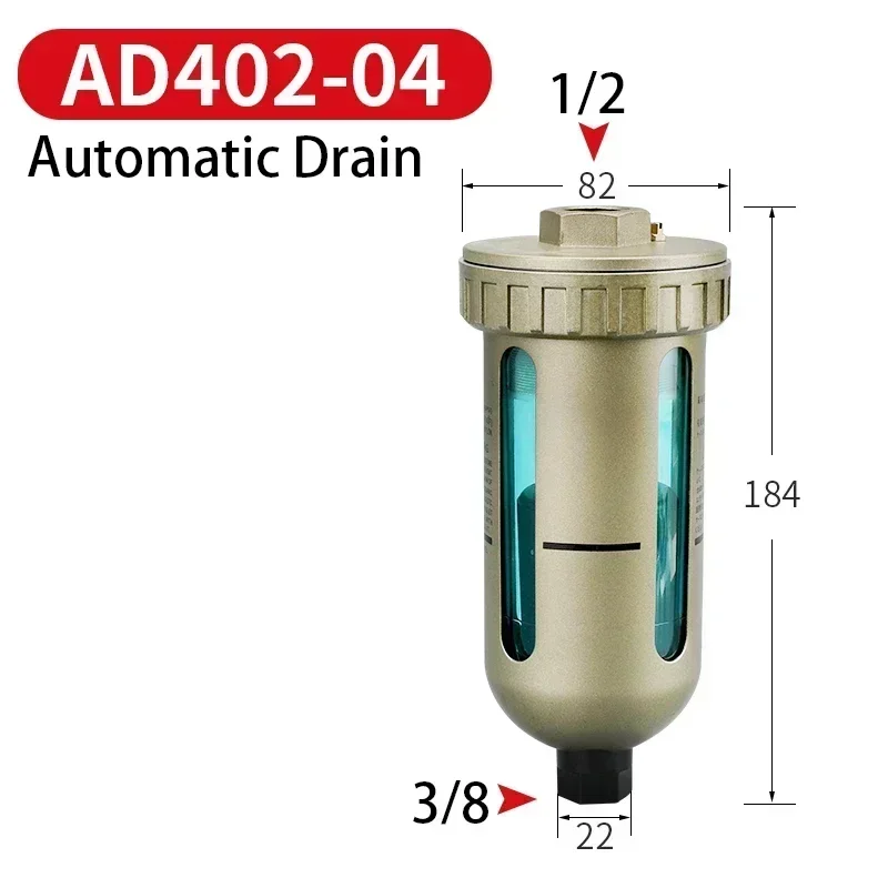 1/2 электронный сливной клапан воздушный компрессор фильтр резервуар для