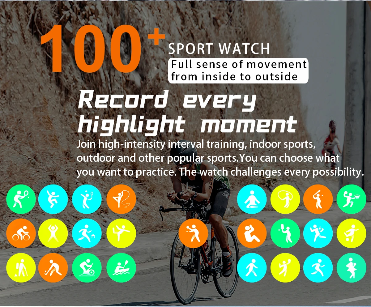 2023 NEW KR10 Outdoor Sports 450mah Battery 1.39 Inch Large Screen 107 Sports Modes Bluetooth Call Smart Watch for Men and Women