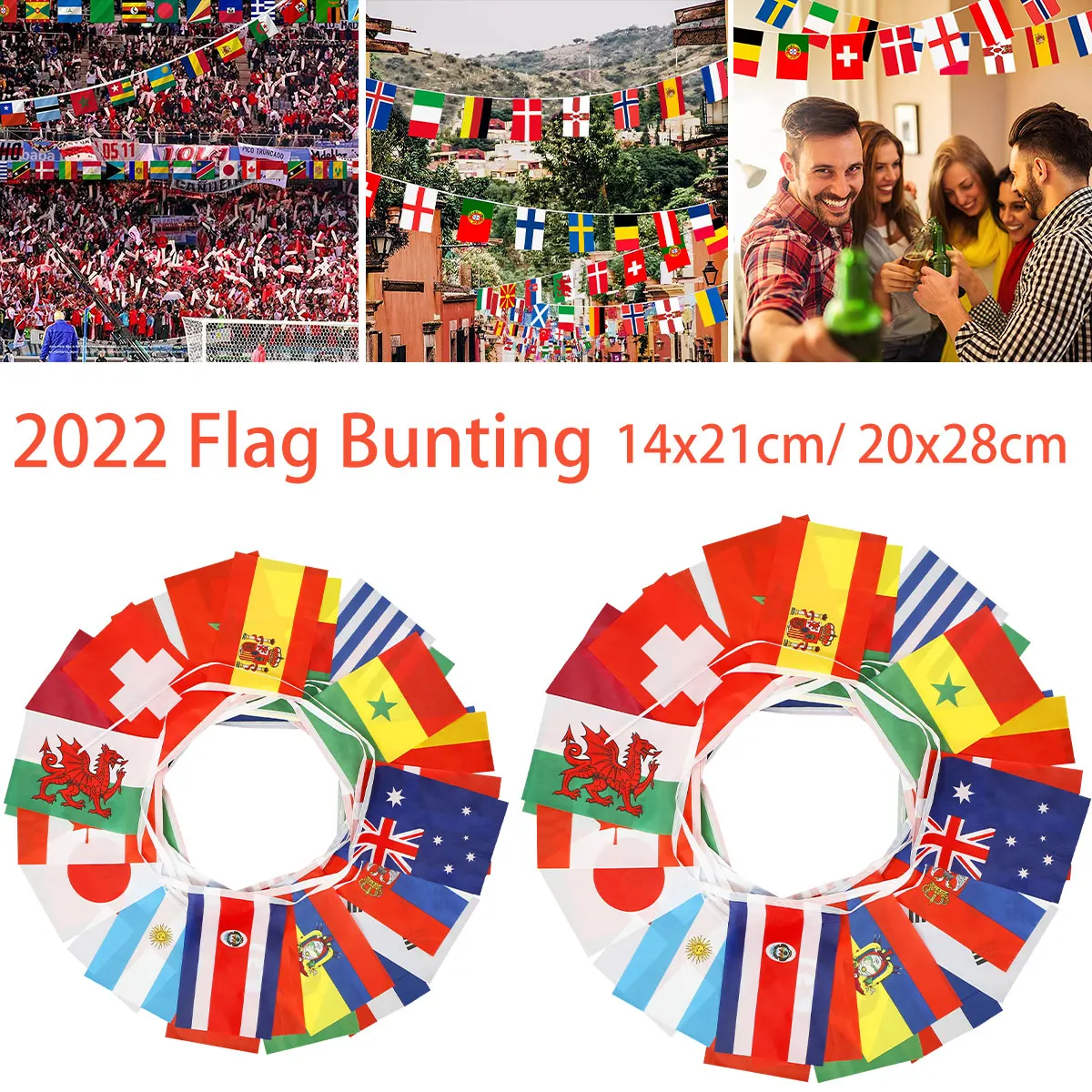 

Флаг чемпионата мира по футболу, флажки из полиэстера, 32 команды, флаги страны, устойчивый к атмосферным воздействиям флаг, баннер для сада, ...