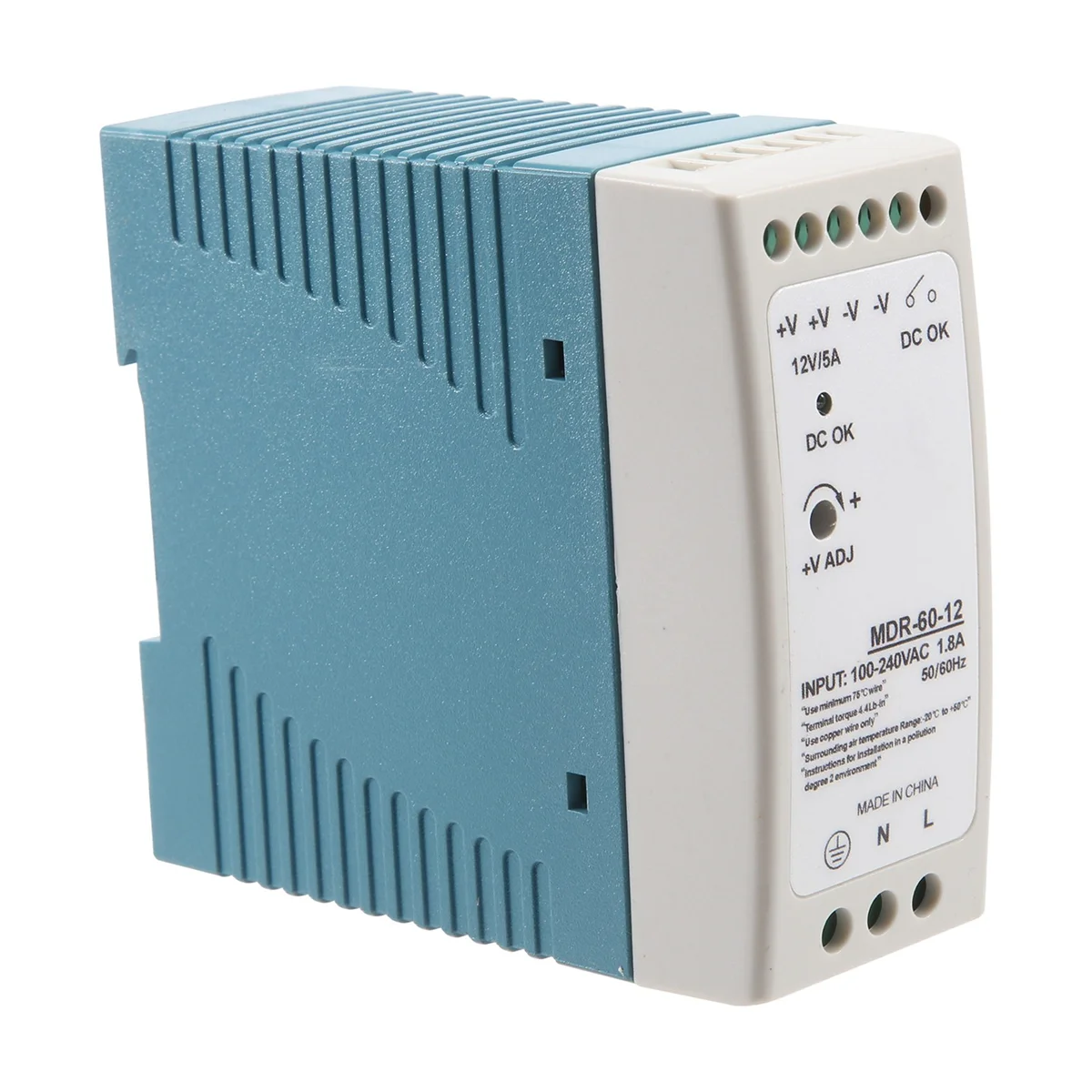 

MDR-60 12V 60W Din Rail power supply ac-dc driver voltage regulator power suply 110V 220V