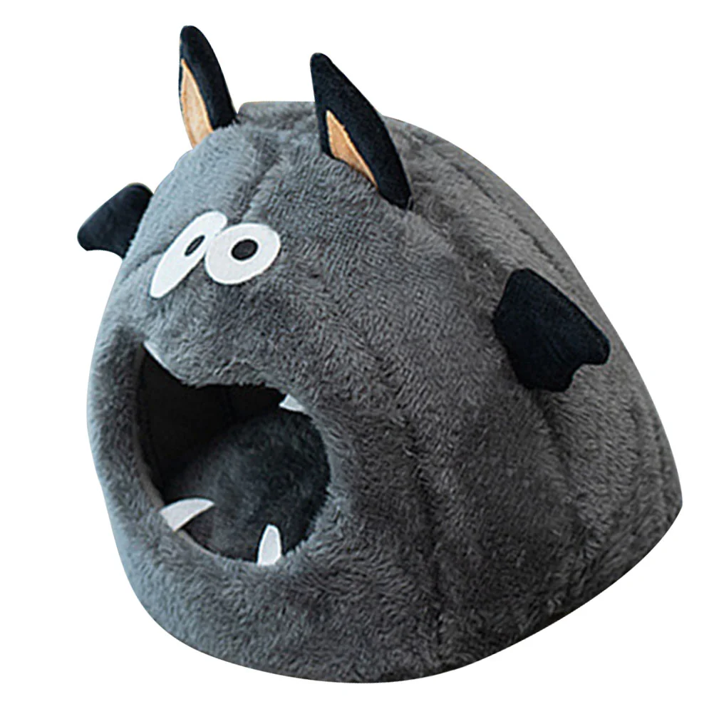 

Pet Bed Hamster Hide Lovely Hideout Nest Cage Ceramics Small Pets Flannel Adorable Hut