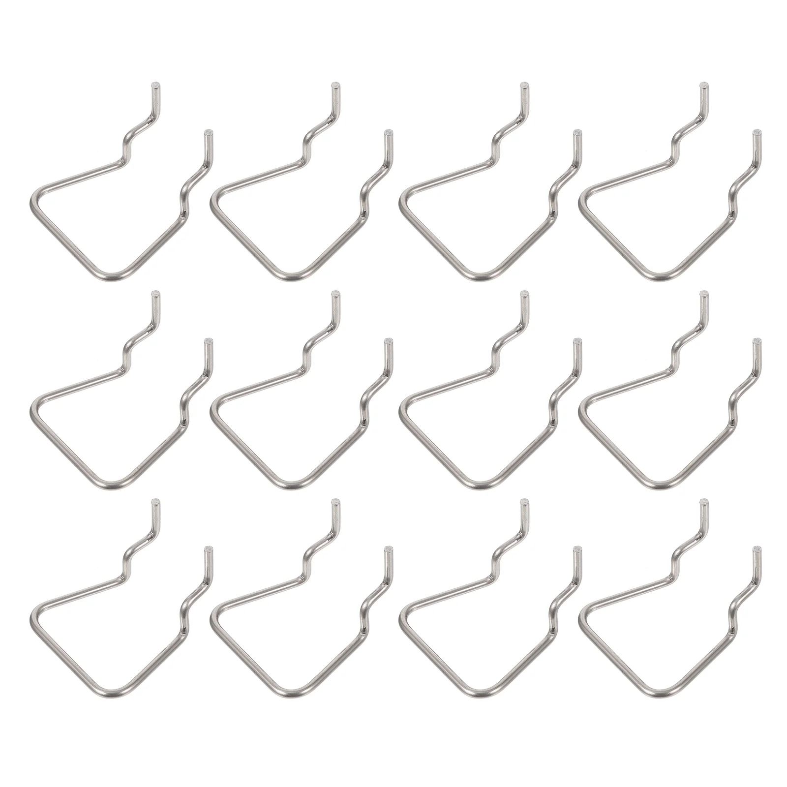 

12Pcs Perforated Wall Hooks Single Hooks Single Pegboard Hooks Display Hook