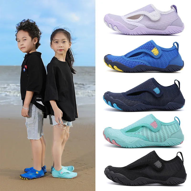Children's Beach Water Slippers Kids Wading Fishing Shoes Aqua Shoes Boys' Sneakers Barefoot Shoes Kids Parent-child Aqua Shoes