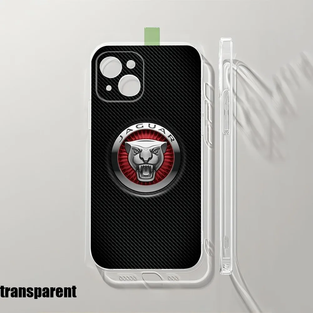 Car jaguar Mouse Pad For iPhone 15 Direct selling 14 12 13 11 Pro Max Mini X XR XS 7 8 Plus hot transparent cover