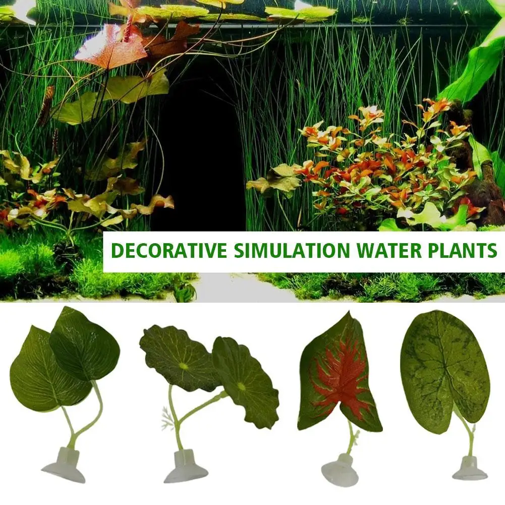 

Artificial Aquarium Leaf Plants Decoration Betta Fish Rest Spawning Ornamental Plant Betta Fish Play Relax Hide Leaf Hammock