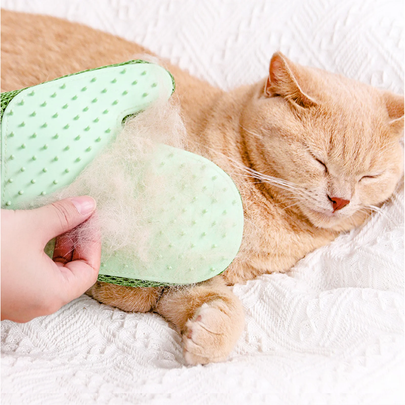 

2 In 1 Cat Silicone Hair Remover Glove Lint Remover For Clothing Dog Cat Grooming Massage Comb Hair Remover Mitt Pet Supplies