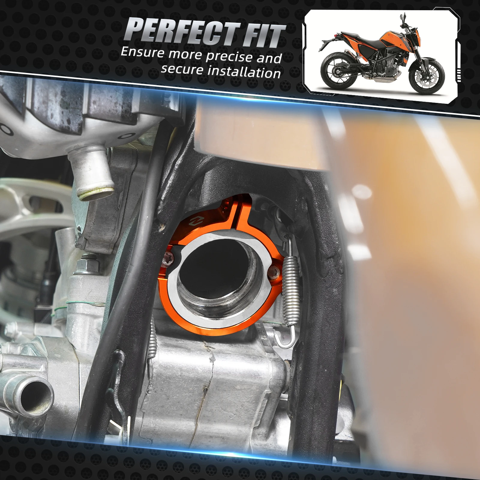 Для 2023 2024 KTM SX 250 300 XC Защитный зажим для трубы глушителя с фланцами EXC XCW Husqvarna TE GasGas