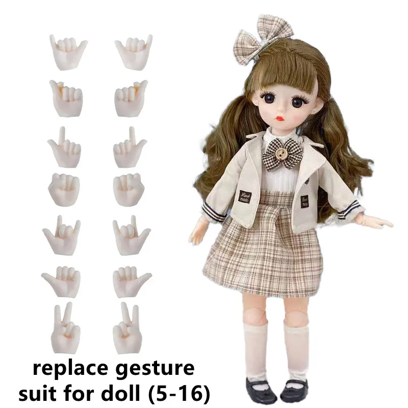 "NEW ARRIVE 17cm/30cm Girls Princess Doll Dress Up Doll Set Joints