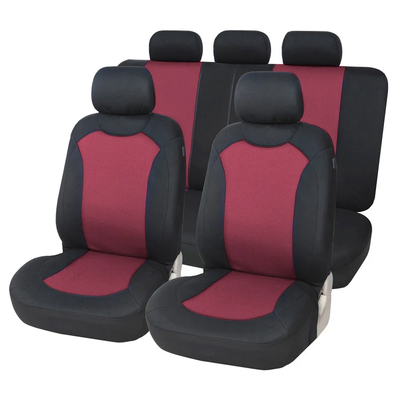 

QX.COM Full Coverage Flax Fiber Auto Seats Covers Linen Breathable Car Seat Cover For Nissan Kicks Leaf March Micra Murano Z51