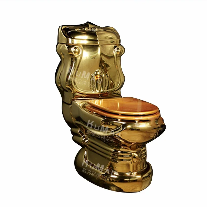 

Mosaic Gold Vintage Luxious Pedestal Sink Ceramic Bathroom Sink With Stand Pedestal Wash Basin Close-Coupled Suite With Overflow