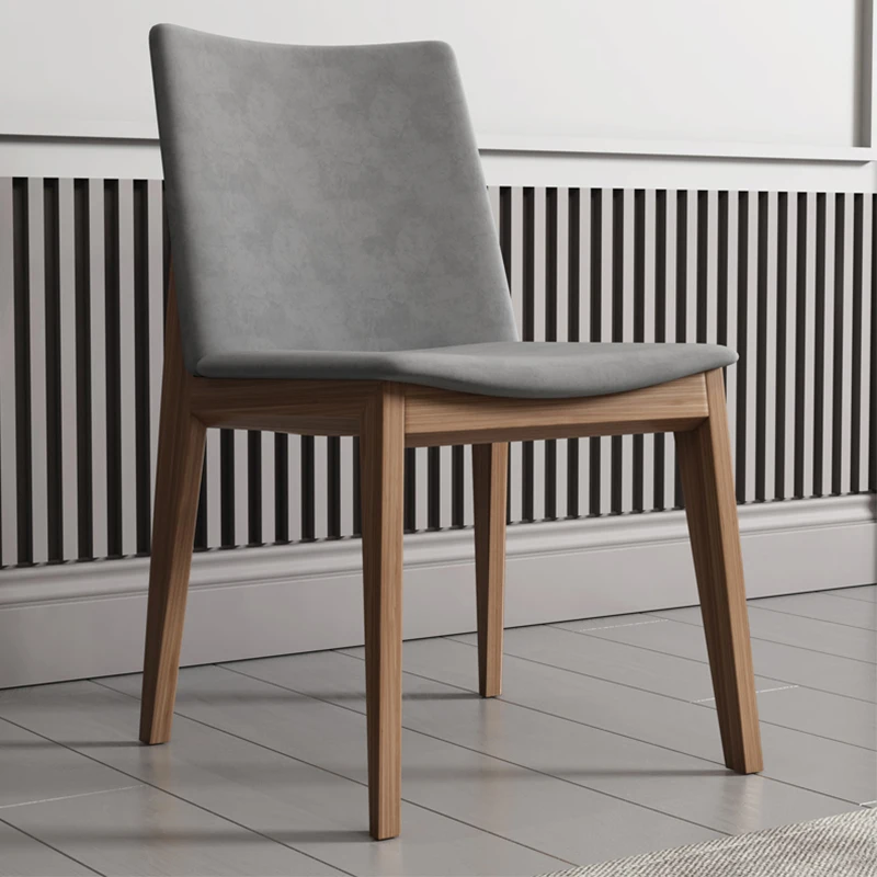 

Wood Comfortable Chairs Minimalist Ergonomic Nordic Modern Chairs Unique Backrest Cadeiras De Jantar Lounge Suite Furniture
