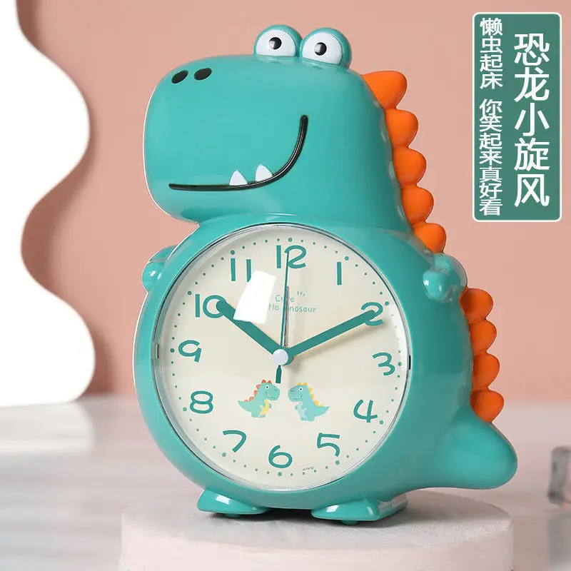 

Dinosaur children's alarm clock for junior high school students simple high volume multi-function portable clock bedside mute
