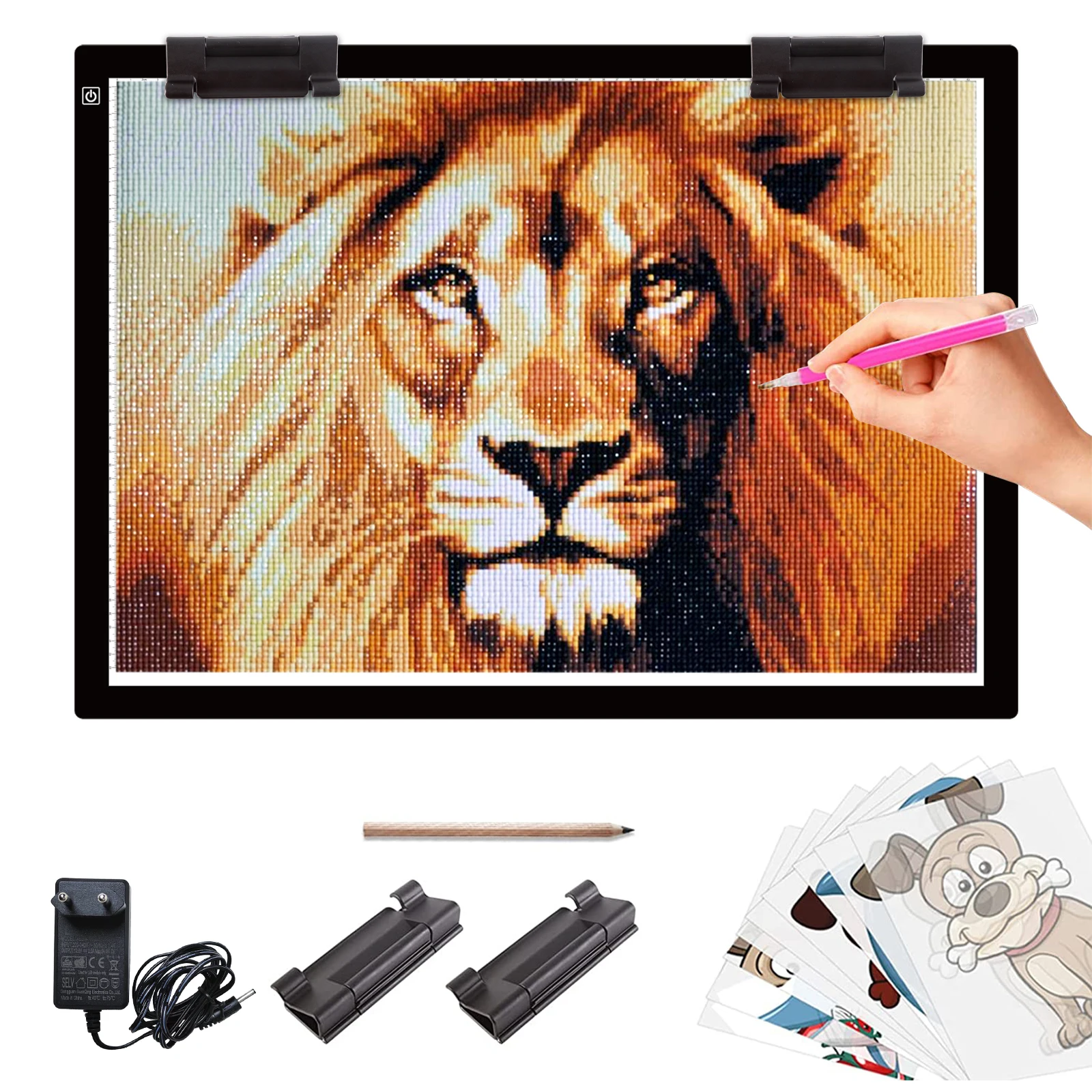 Планшет для рисования A4/A3/A2 wacom, цифровой графический планшет со светодиодной подсветкой, для рисования бриллиантами, портативный планшет для просмотра рентгеновских снимков