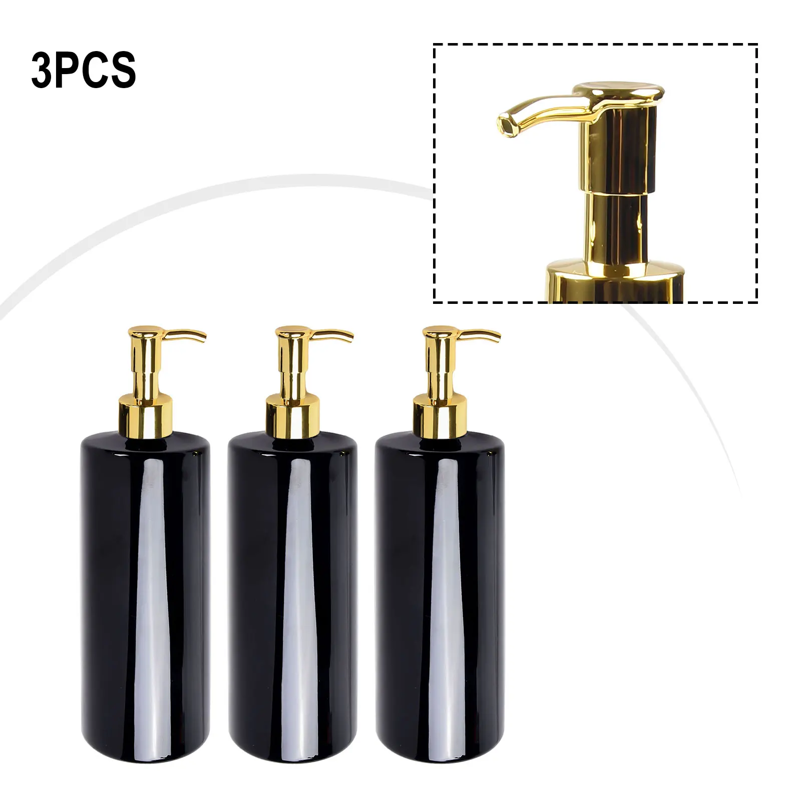 Принадлежности для ванной комнаты 3 шт. 500 мл пустые бутылки с насосом домашних