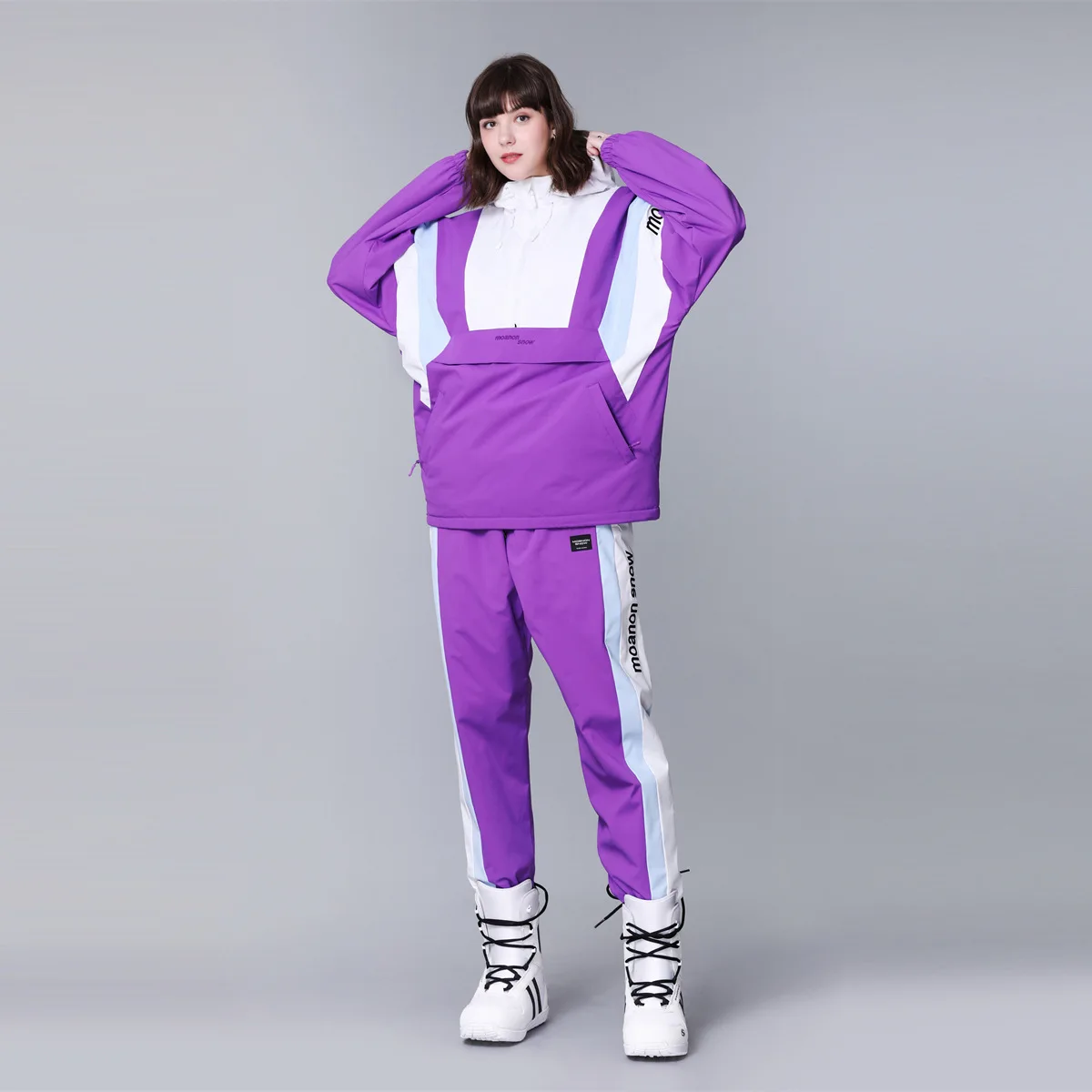 Winter Coat And Pants Warm Clothing Ski Suit Women And Men Waterproof Windproof Couple Snowboarding Jacket Pants Set Female Snow