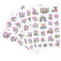 kawaii sanrio stickers mymelody cartoon cute stationery computer stickers anime wall decoration stickers girls birthday gifts