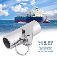 marine stainless steel folding swivel coupling tube pipe connector boat 22 25mm for canopies bimini tops flag pole connector