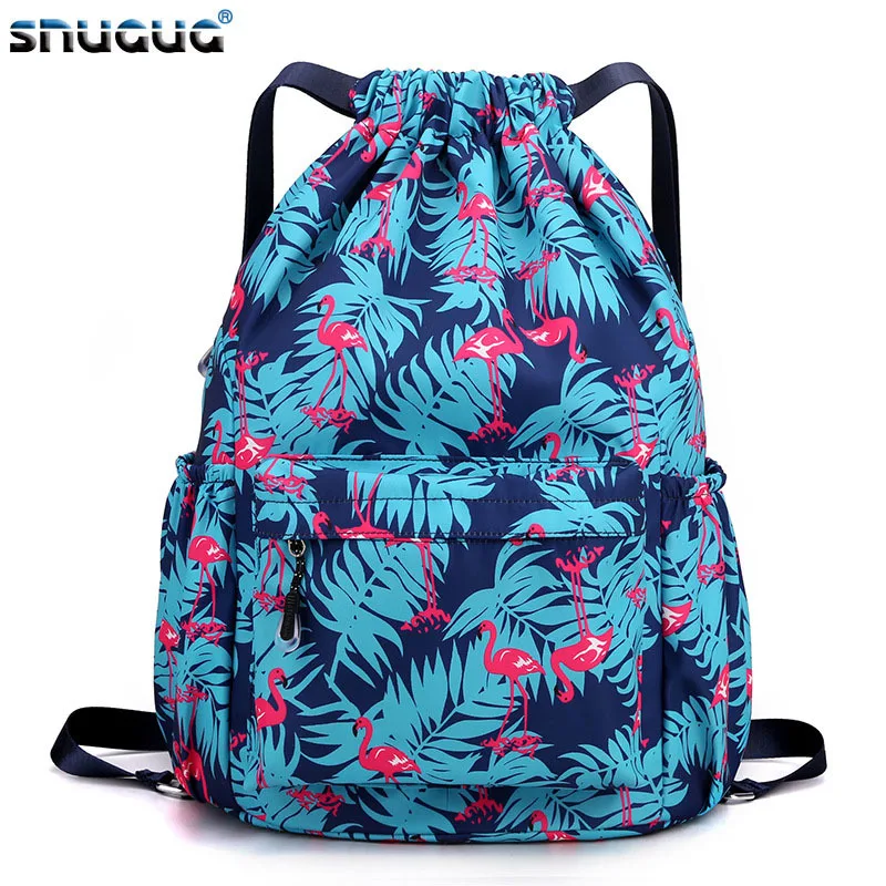 Sport Bags For Women Outdoor Travel Mochila Femenina Waterproof Drawstring Fitness Swimming Bag Basketball Bicycle Rugzak Mannen |