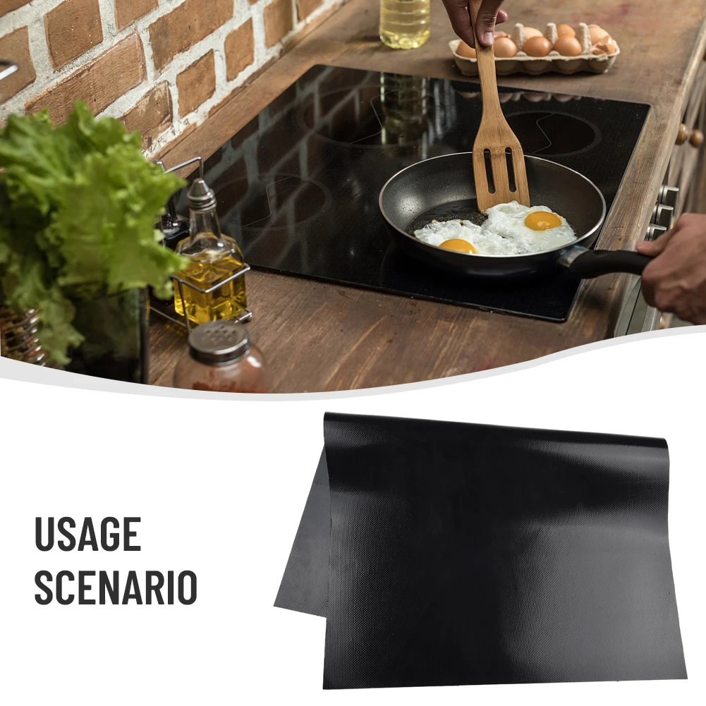 

Non-Slip Mat Induction Cooker Pad Insulation Hot Pad Non-Slip Stove Cover Stove Protector Mat Washable For Electric Stove Tools