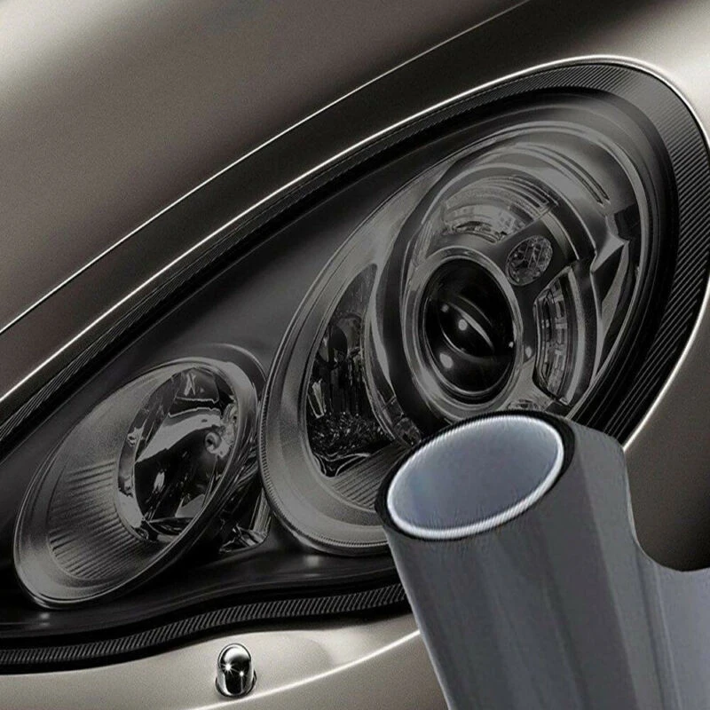 PVC Lamp Cover Film Tint Gloss Light Black Waterproof 30x100cm Dashboards Headlight PVC Lamp Cover Film Tint Gloss Light Black Waterproof 30x100cm Dashboards Headlight