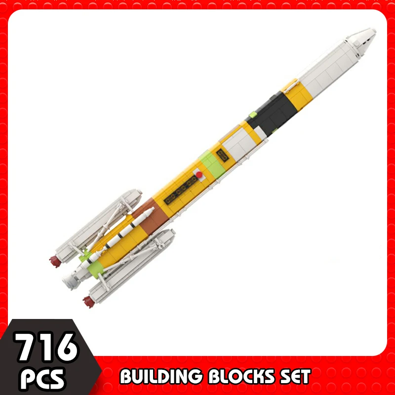 

Moc 1:110 Scale Rocket H-IIA Space Launch System Model Building Block Set High-tech Super Collection Bricks Toys Children Gifts