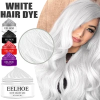 hair coloring dye wax styling washable natural matte hairstyle strong gel cream women men non greasy hair mud for cosplay party