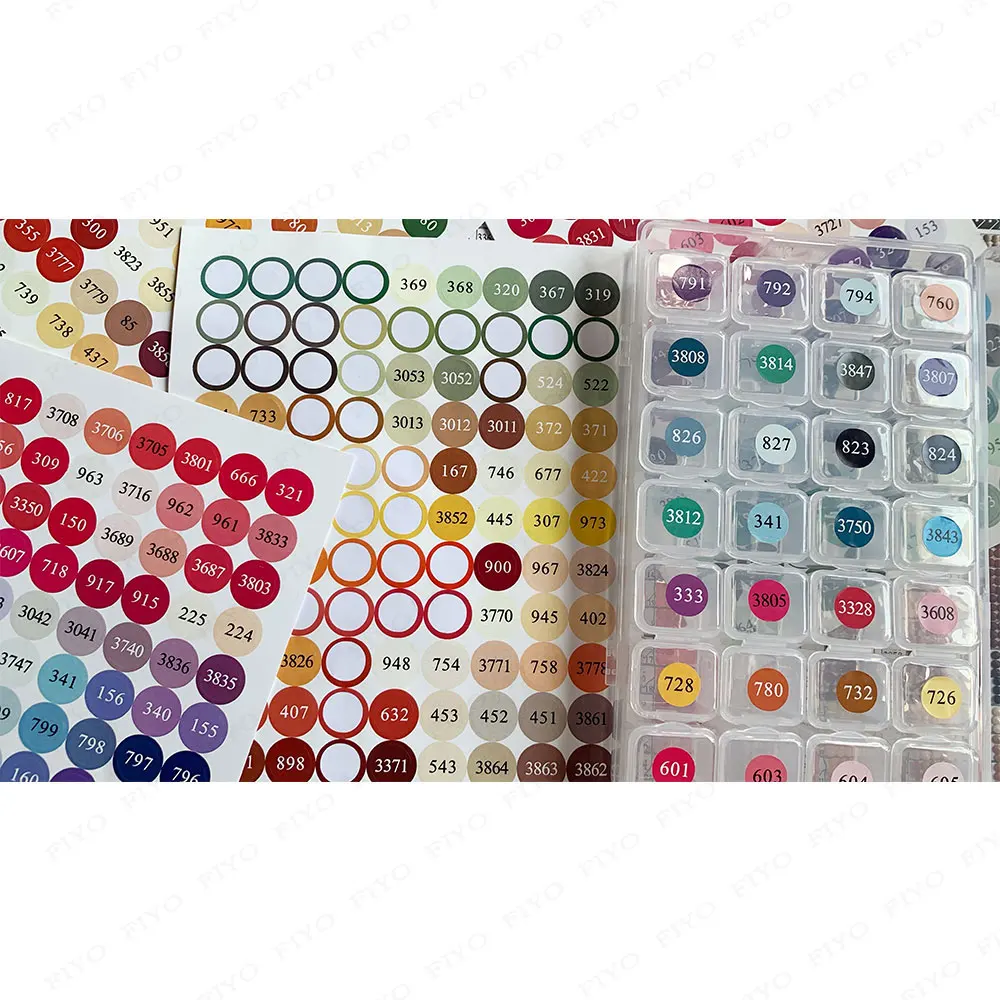 447 цветов алмазная живопись наклейки полная Алмазная мозаика вышивка крестиком