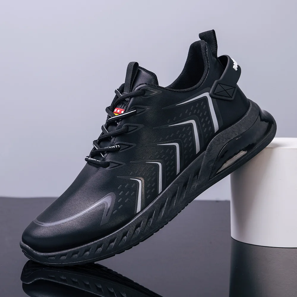 

Кроссовки мужские для бега, Нескользящие, износостойкие, модная спортивная обувь, дышащие повседневные на плоской подошве, разные цвета