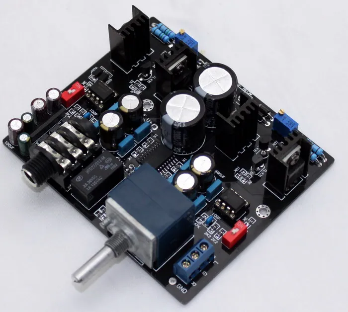 Плата усилителя для наушников TPA6120A двойная AC15V-0-15V NE5534 + UPC1237