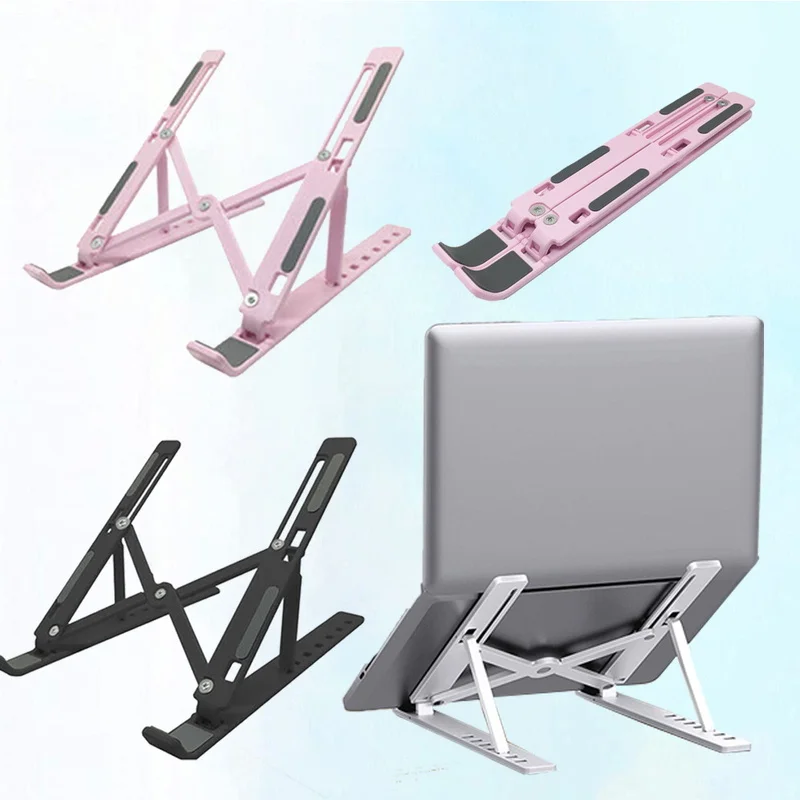 

Portable Laptop Stand Foldable Notebook Support Laptop Base Macbook Pro Holder Adjustable Bracket Computer Accessories