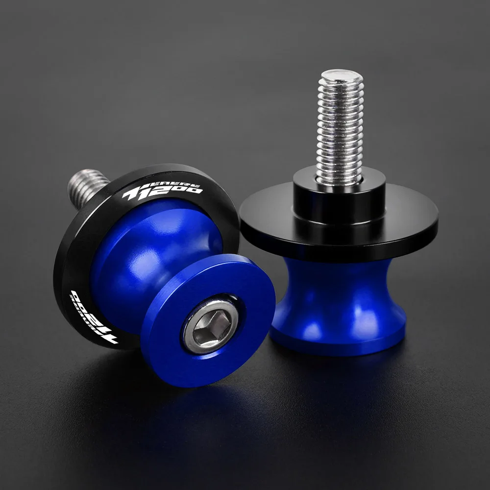 

For YAMAHA Tenere1200 Tenere 1200 2016 2017 2018 2019 2020 2021 Motorcycle Accessories CNC M6 Swingarm Spools Slider Stand Screw