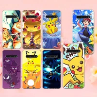 anime pokemon pikachu for lg k92 k22 k71 k61 k51s k41s k50s q60 v60 v50s v50 v40 v30 g8 x g8s thinq transparent phone case