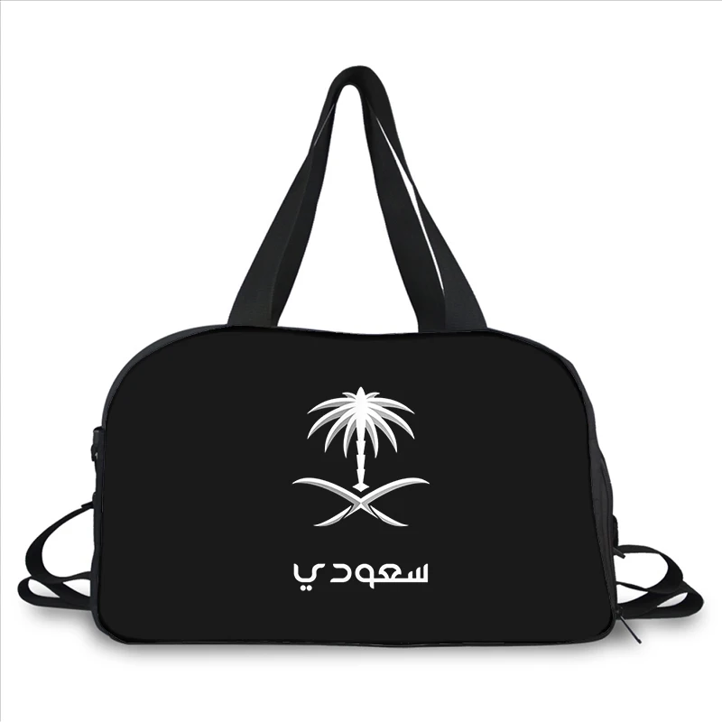 Kingdom Of Saudi Arabia Flag 3D printing fashion trend portable large capacity multi function messenger bag travel bag
