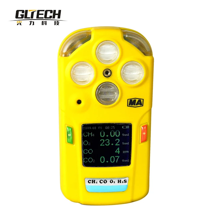 

GLTech cd4 4 in 1 fixed multi high quality fixed industrial lpg portable gas leak detector