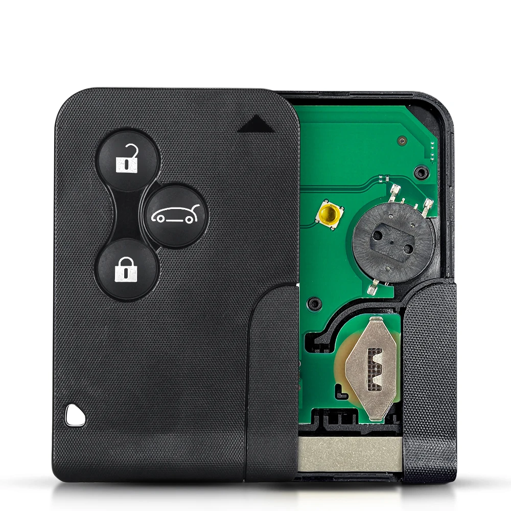 

Ключ для смарт-карты KEYYOU с 3 кнопками, 434 МГц, чип ID46 PCF7947 для Renault Clio Logan Megane 2 3 Scenic, пульт дистанционного управления PCB, ключ для автомобильного ключа