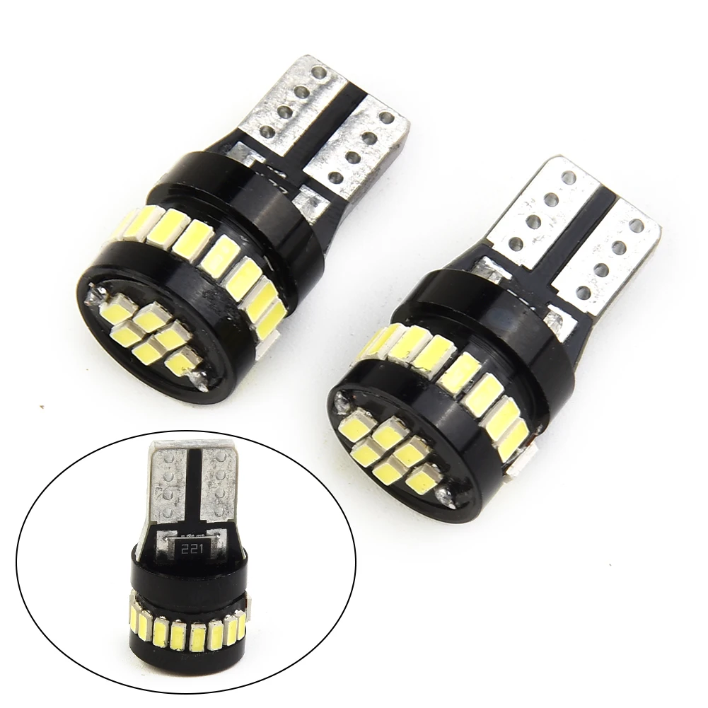 

1 Pair T10 501 194 W5W SMD 24 LED Car CANBUS Error Free Wedge Light Bulbs White High Quality And Durable Brand New Auto Parts