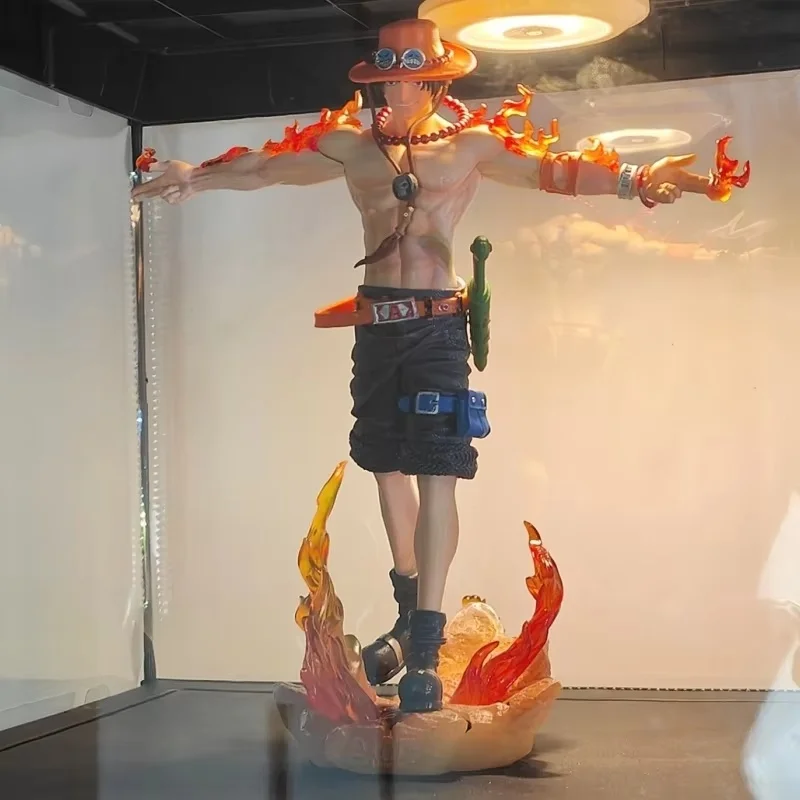 Фигурка аниме One Ace 27 см крестовая модель куклы экшн-фигурка база светящиеся