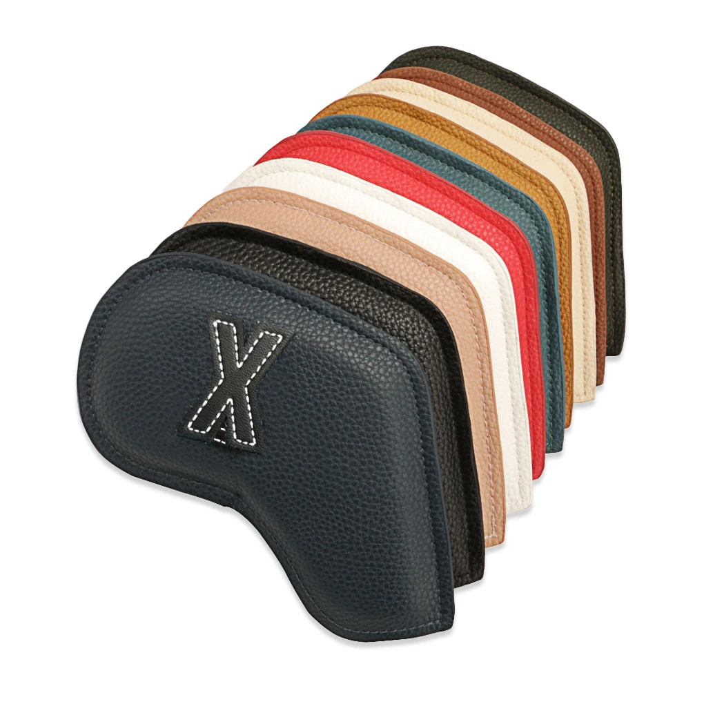 

10 Pcs Golf Club Headcovers Head Cover with Number Tag Protector Covers