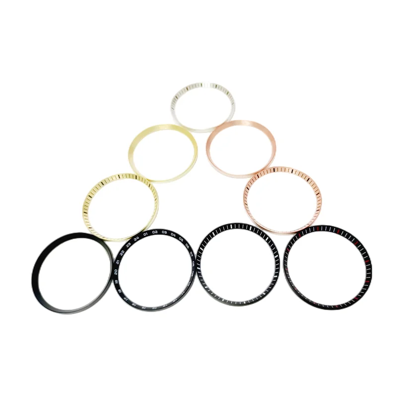 Mod 30.5mm Matte Brushed Polished SKX007 Chapter Ring Fit For SKX007 NH35 NH36 Movement Men's Diving Watch