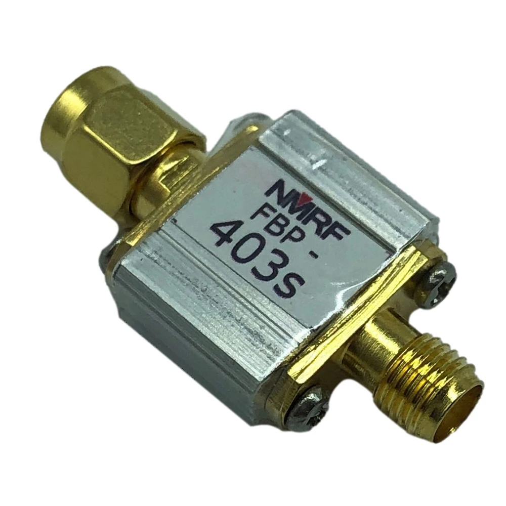 Стандартный коаксиальный фильтр частотой 403 МГц полоса пропускания 1 дБ 4