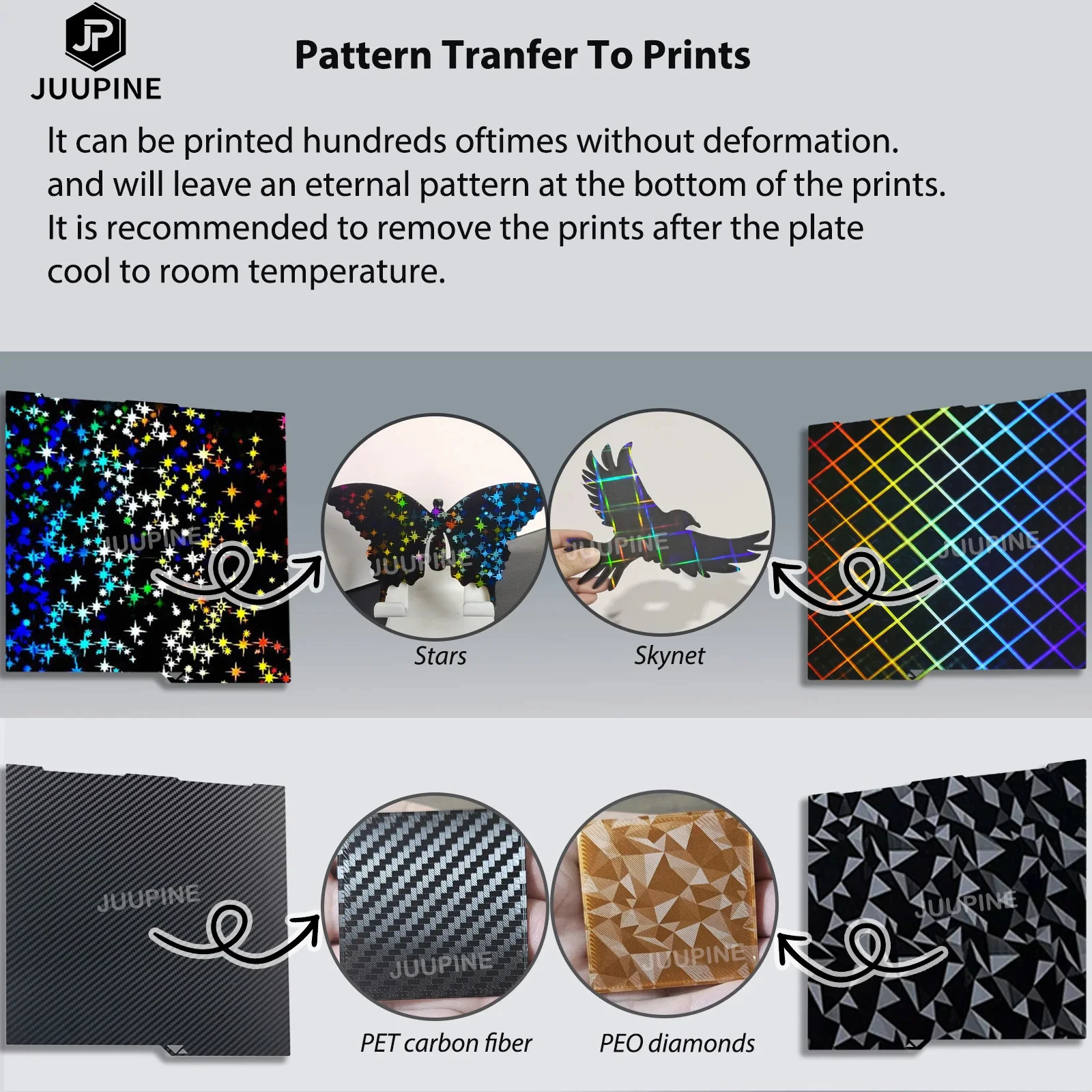 Комбинированная сборная пластина для Anycubic kobra 3 256x26 8 пружинный стальной лист PEO PET
